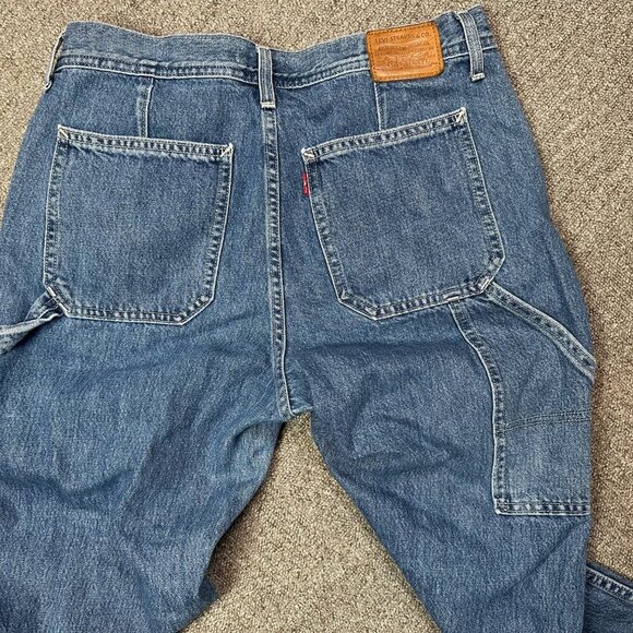 Levi's Carpenter Boy Jean Straight Leg Blue Women's Size 30 Relaxed Classic - Picture 6 of 6